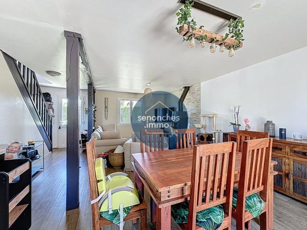 Maison à vendre Louverset 27190 sur sous-sol total avec dépendance et terrain arboré