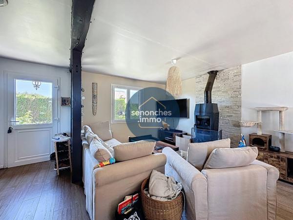 Maison à vendre Louverset 27190 sur sous-sol total avec dépendance et terrain arboré