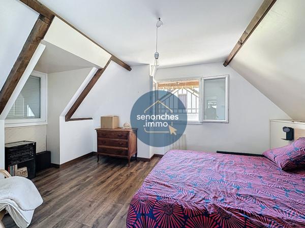 Maison à vendre Louverset 27190 sur sous-sol total avec dépendance et terrain arboré