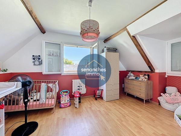 Maison à vendre Louverset 27190 sur sous-sol total avec dépendance et terrain arboré