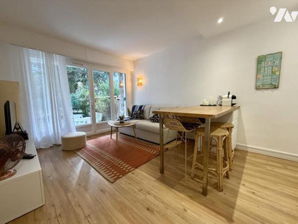 STUDIO RENOVÉ AVEC JARDIN - PLAGE BENOÎT