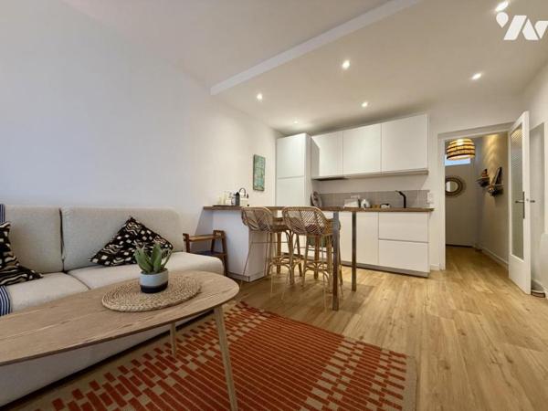 STUDIO RENOVÉ AVEC JARDIN - PLAGE BENOÎT