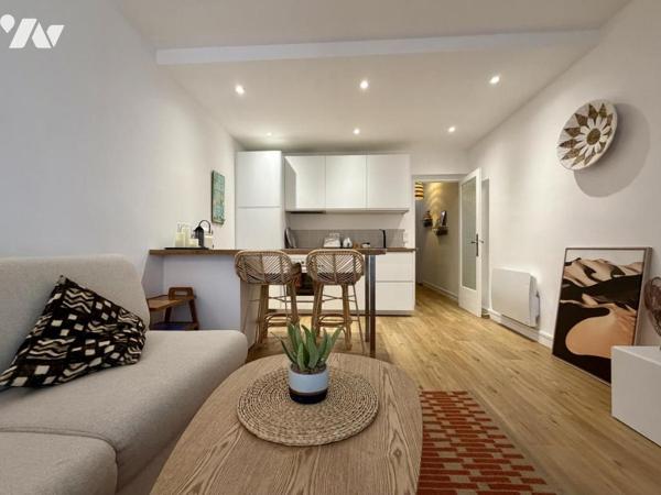 STUDIO RENOVÉ AVEC JARDIN - PLAGE BENOÎT