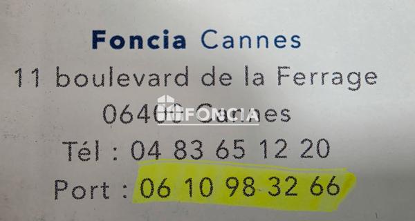 À vendre Appartement 3 pièces 69 m² - Cannes 06400