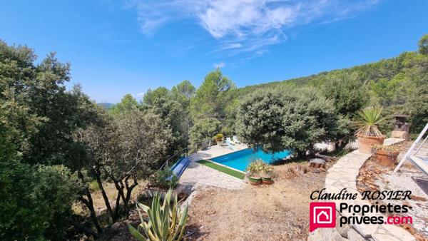 Pignans maison 10 pièce(s) 225 m2 + 233 m² annexe piscine