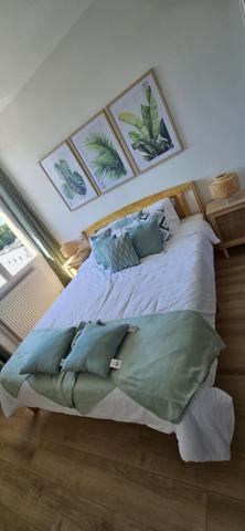 Appartement 1 etage - 2 chambres - box garage - aucun travaux - cuisiné équipée - séjour salon - double exposition - idéal jeune couple - étudiant - femme avec enfants