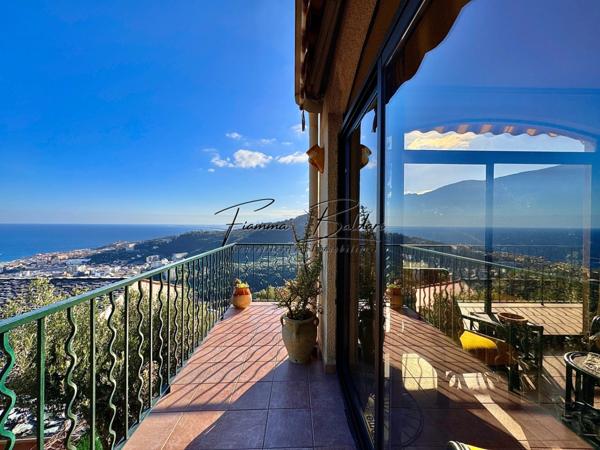 À vendre Maison de charme 5 pièces de 122m², Terrain 1 345m², Vue mer, Ville di Pietrabugno, Haute-Corse (20)