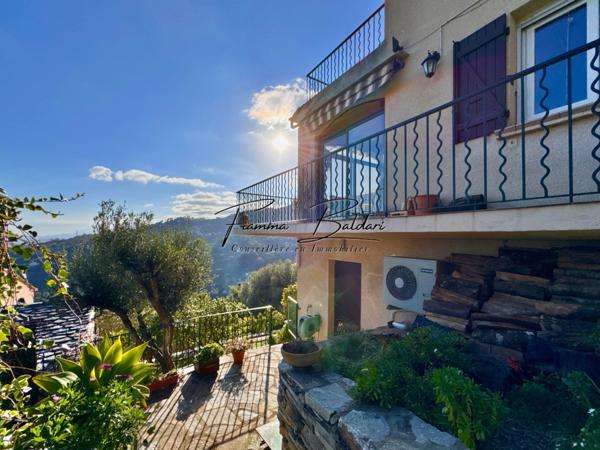 À vendre Maison de charme 5 pièces de 122m², Terrain 1 345m², Vue mer, Ville di Pietrabugno, Haute-Corse (20)