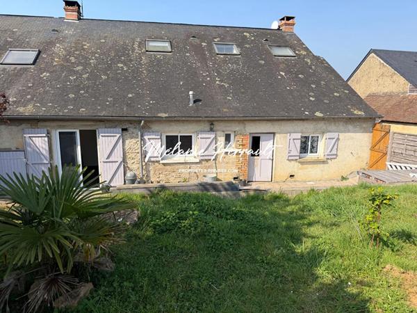 Maison semi-mitoyenne - 5 chambres - Neuville sur Sarthe (72190)