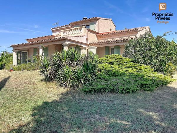 POURRIÈRES - 2 HABITATIONS, 207 M², PISCINE, GARAGE, TERRAIN 4 000 M²