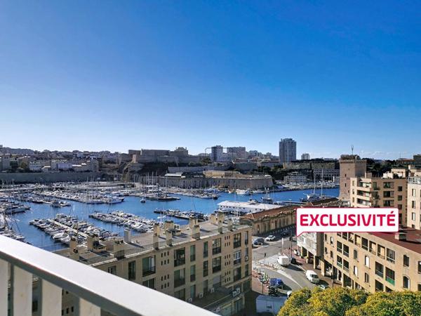 MARSEILLE (13002) -  Vieux Port - Exclusivité - Type 2 - Dernier étage - Vue Imprenable