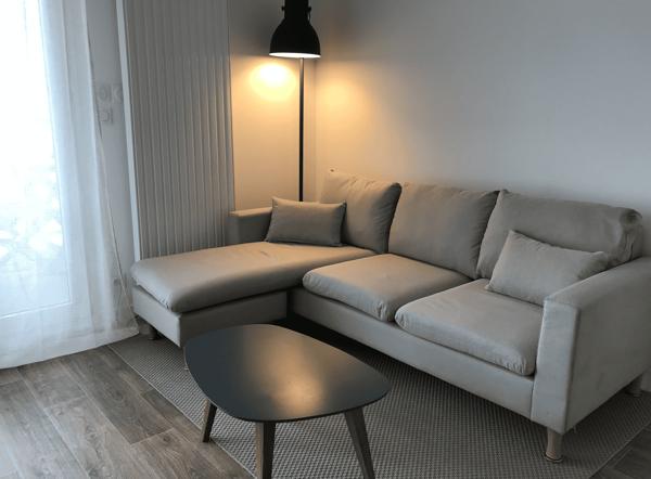 VANNES – T2 meublé à louer – 2 pièces – 42.79 m²