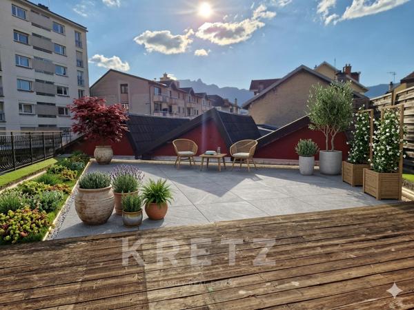 Opportunité hyper centre Aix les Bains lot 2 appartements extension possible