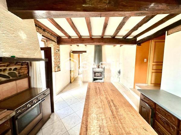 Toulousaine à rénover avec grand terrain constructible