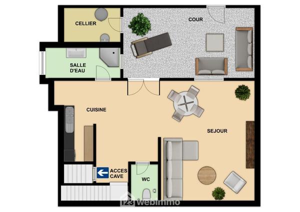 Maison de village 103.4 m² à Dangé-Saint-Romain 86220