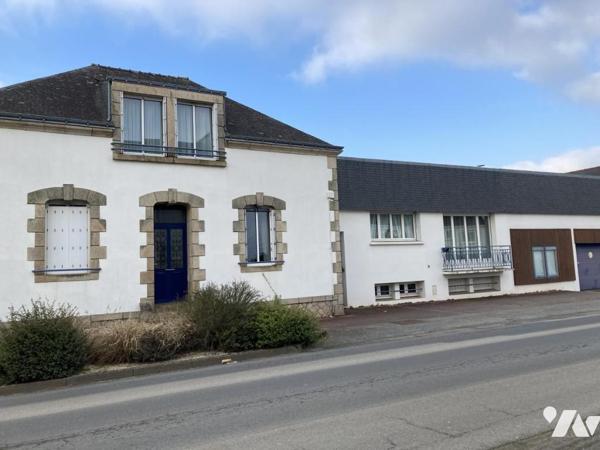 BAUD centre ville - Grand potentiel pour cette vaste maison avec hangar - ref 2N