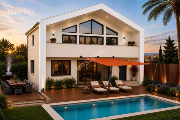 Haut de villa - Droit à construire - Loft très design avec un emplacement idéal dans une propriété de Prestige à Saint Cyr sur Mer - Lecques