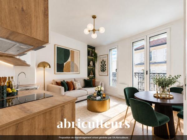 Bel appartement lumineux avec balconnet, au calme dans le 18ème arrondissement de Paris