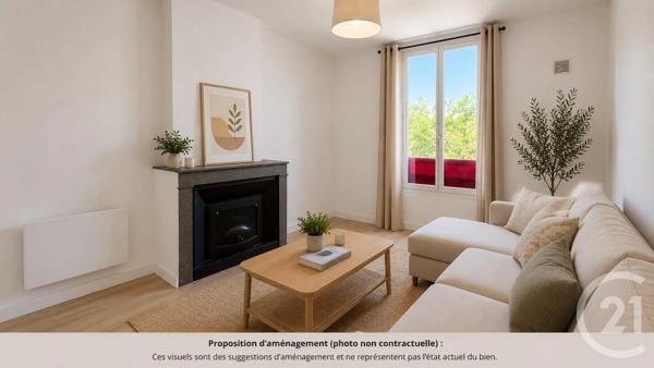 Appartement T2 à vendre  2 pièces - 36,85 m 2   ST FONS  - 69