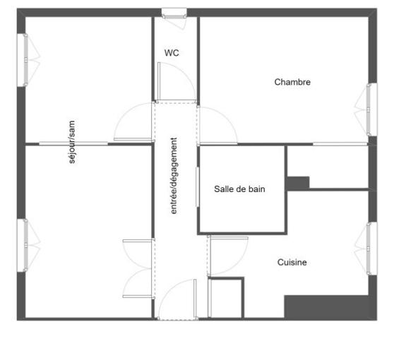 Appartement dans résidence arborée