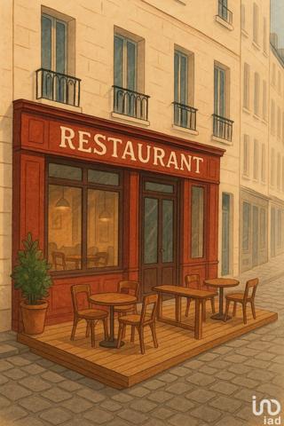 Restaurant à vendre 60 m² Paris 1
