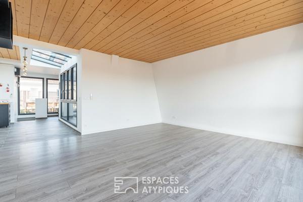 Penthouse rare à Boulogne-Billancourt, entre ciel, lumière et Tour Eiffel