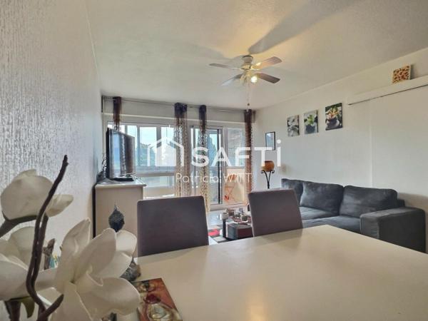 Proche Genève, T2 bien agencé, vue dégagée