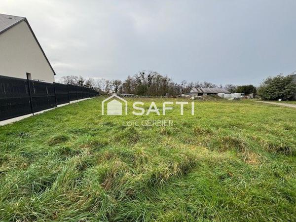Terrain constructible 623 m² à Chargé – À quelques minutes d'Amboise