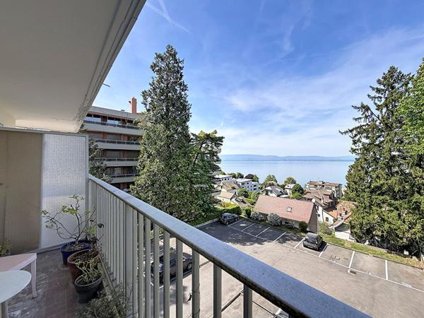Superbe T2 lumineux avec vue lac, proche centre et embarcadère