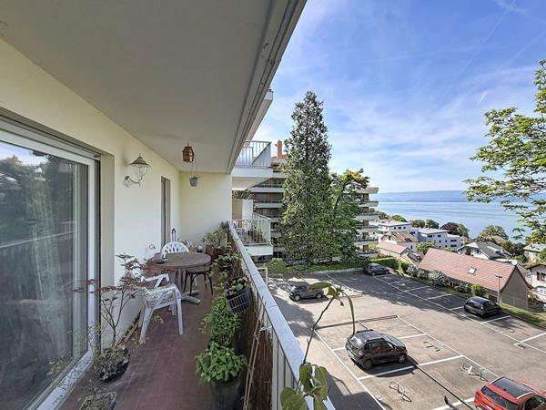 Superbe T2 lumineux avec vue lac, proche centre et embarcadère