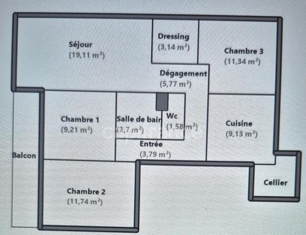 T4 Traversant et lumineux à Saint Gaudens – Vue dégagée sur les Pyrénées