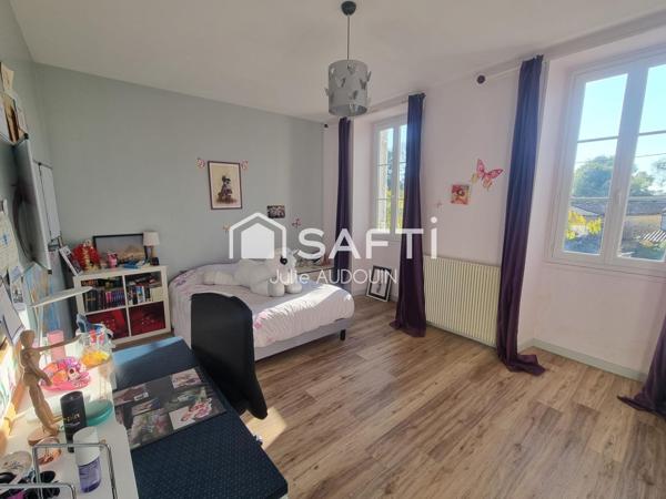 Sublime bâtisse en pierre de 183 m² à Migron, idéalement située entre Cognac, Matha et Saint-Jean-d’Angély