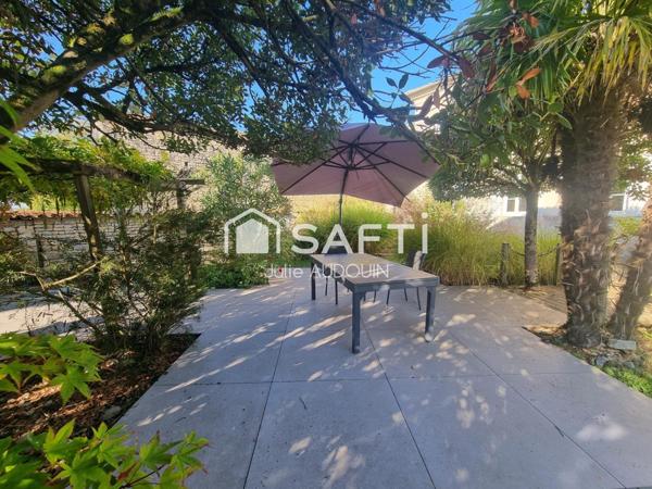 Sublime bâtisse en pierre de 183 m² à Migron, idéalement située entre Cognac, Matha et Saint-Jean-d’Angély