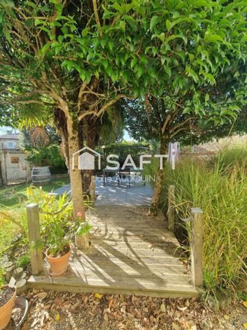 Sublime bâtisse en pierre de 183 m² à Migron, idéalement située entre Cognac, Matha et Saint-Jean-d’Angély