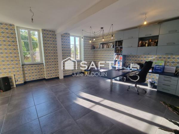 Sublime bâtisse en pierre de 183 m² à Migron, idéalement située entre Cognac, Matha et Saint-Jean-d’Angély