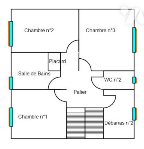 TOURS NORD - proche commodités - Maison 1969  BEG