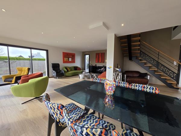 Plobannalec-Lesconil, Maison d’Architecte aux Finitions Haute Couture Avec Jardin Paysagé de 1000 m²