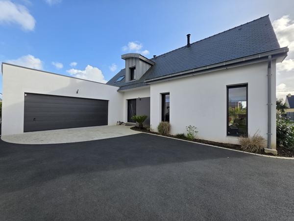 Plobannalec-Lesconil, Maison d’Architecte aux Finitions Haute Couture Avec Jardin Paysagé de 1000 m²