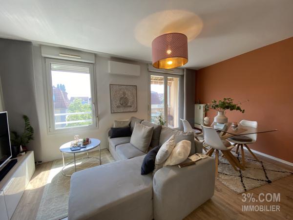 3%.COM Magnifique F2 moderne au calme avec balcon et garage  Haguenau (67500)