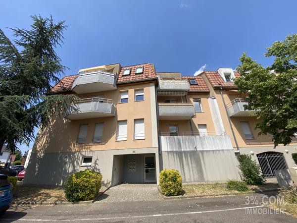 3%.COM Magnifique F2 moderne au calme avec balcon et garage  Haguenau (67500)
