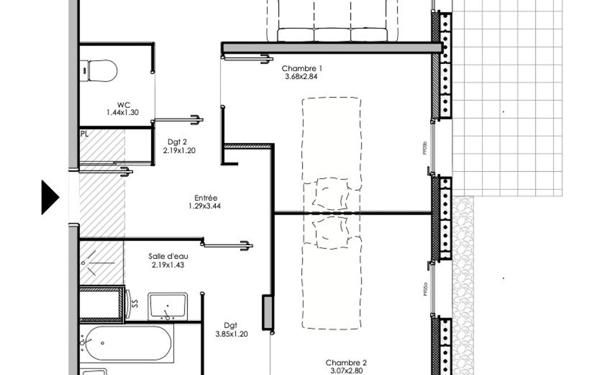 Appartement à vendre    5 pièces • 93,10 m2 Neuville-sur-Saône