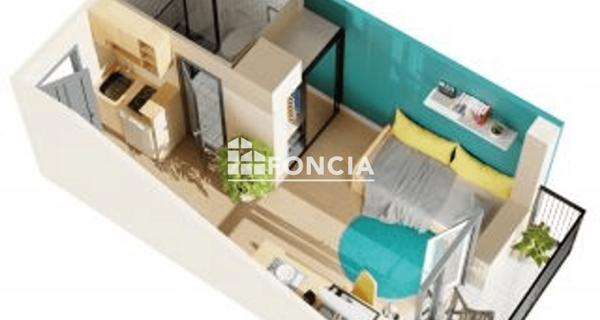 Location Studio 17.04 m² - Dijon 21000