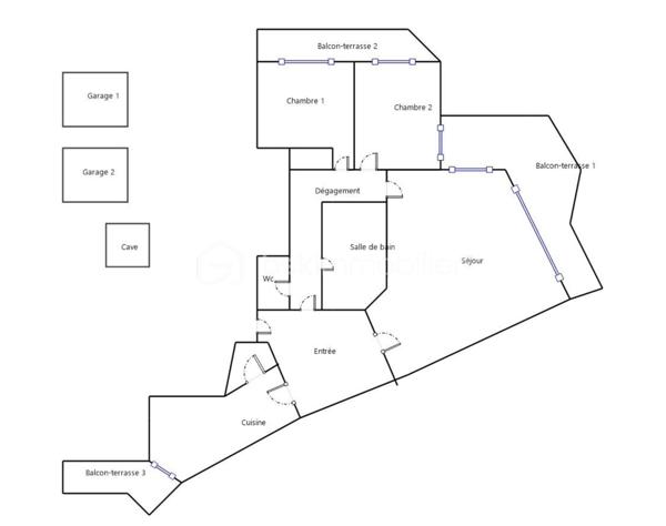 Appartement de 82,55 m²