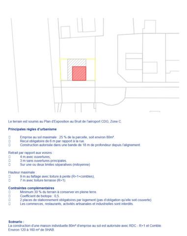 Terrain Goussainville 404m2