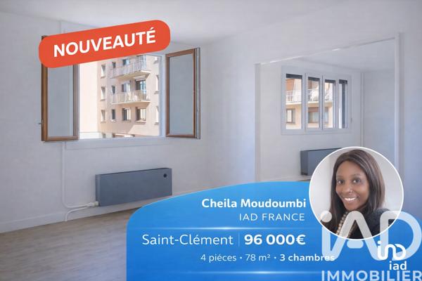 Appartement à vendre 4 pièces 78,77 m² Saint-Clément