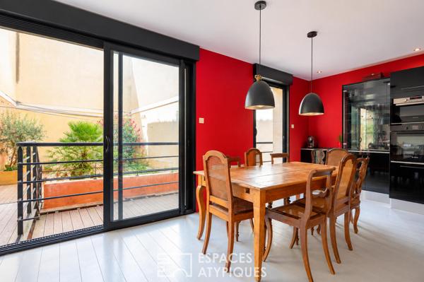 Appartement d’architecte et cour secrète au coeur de Bordeaux
