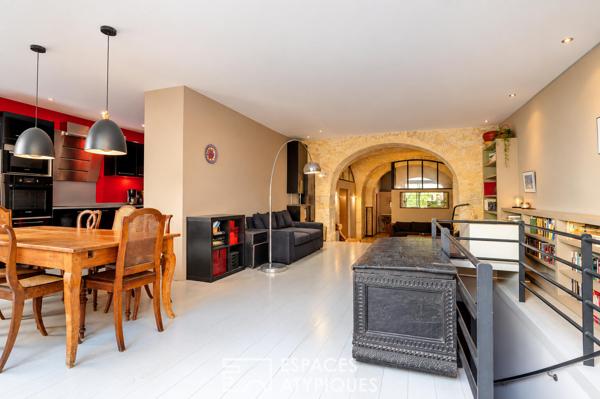 Appartement d’architecte et cour secrète au coeur de Bordeaux