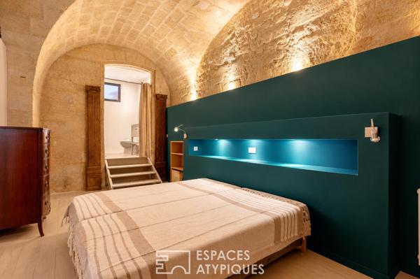 Appartement d’architecte et cour secrète au coeur de Bordeaux