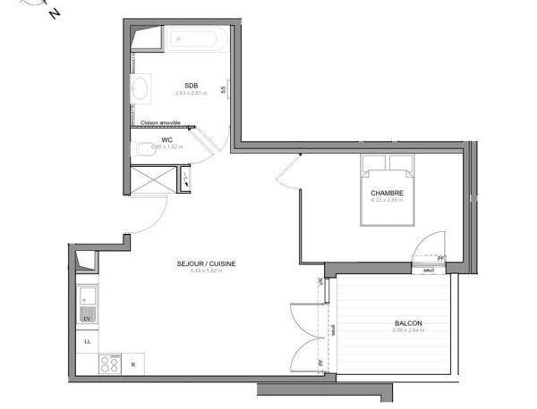 Appartement à vendre 2 pièces 52 m² Draguignan
