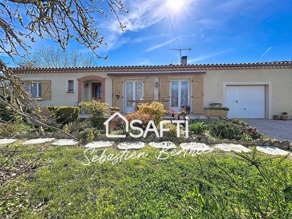 Maison 100 m² – 3 chambres – Grand garage + dépendance – Terrain divisible – Exclusivité